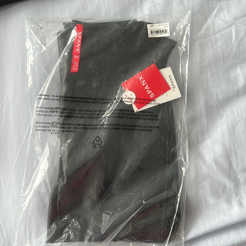 SPANX Faux Leather Leggings
